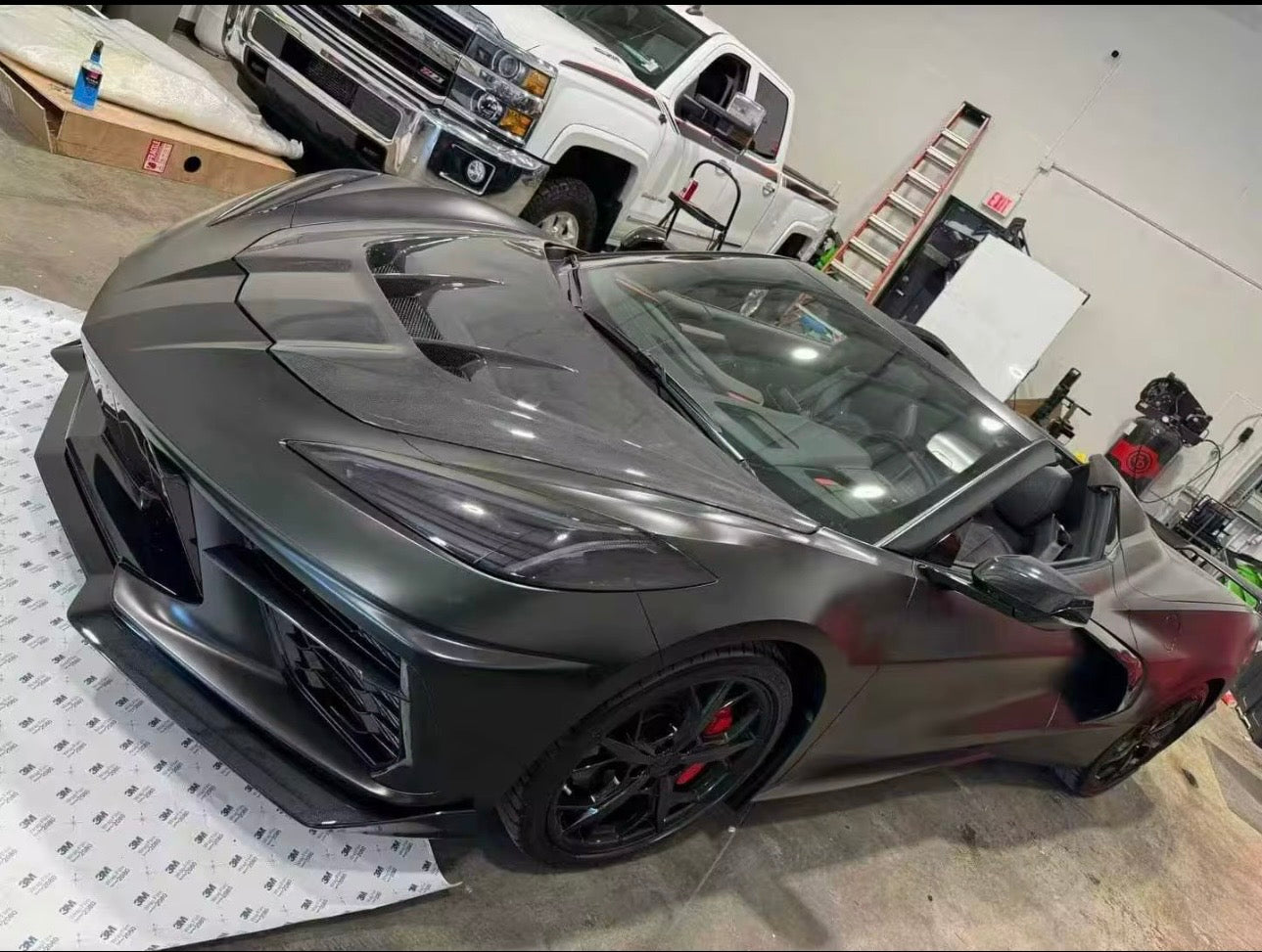 BTC Most Popular Carbon Fiber Hood for Chevrolet Corvette
C8 to ZR1 Style Carbon Fiber