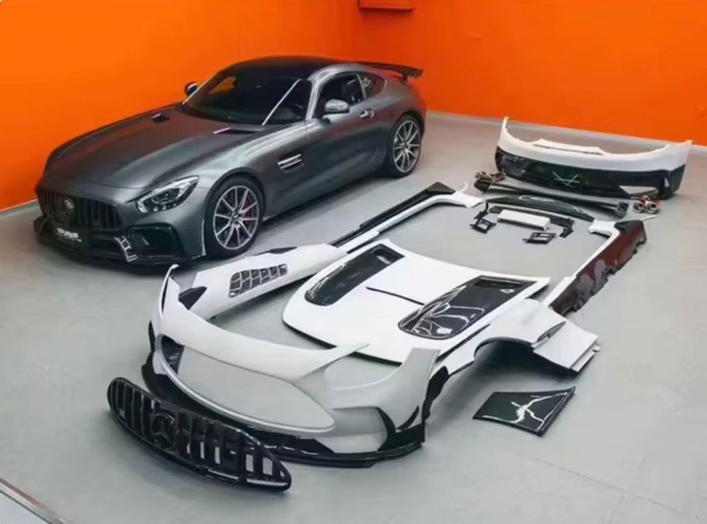 AMG GT/GTR/GTS Bodykit Half Carbon Fiber Body Kit for Mecerdez Benz AMGT GT GTR GTS 2015-20