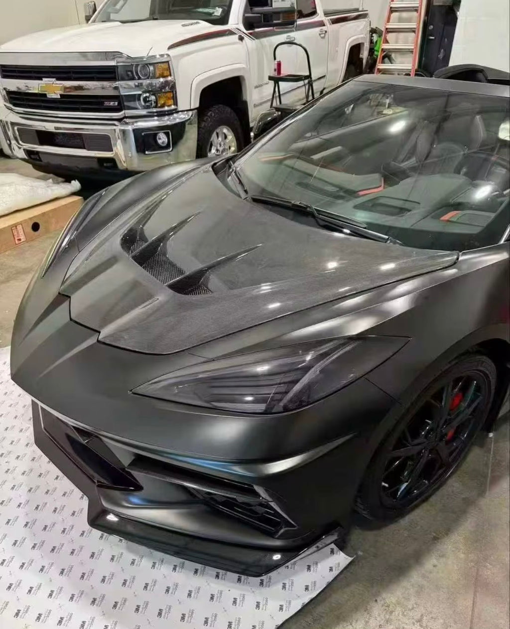 BTC Most Popular Carbon Fiber Hood for Chevrolet Corvette
C8 to ZR1 Style Carbon Fiber